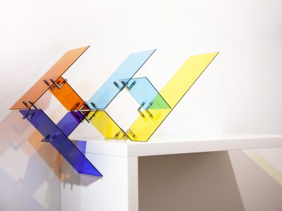 Adaptable I, 2012 | 57 x 85 x 40 cm | Glass, stainless steel and rubber