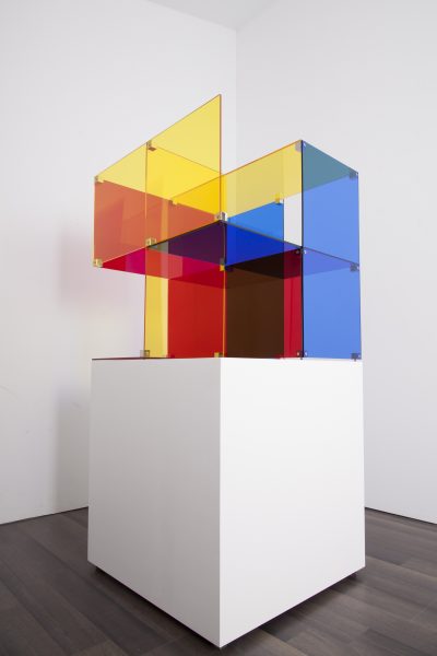 Cube XIII, 2015 | 120 x 60 x 60 cm | Acrylic and stainless steel